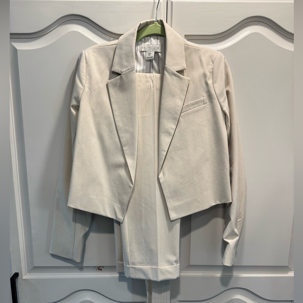 Rachel Zoe Cream Suit Set